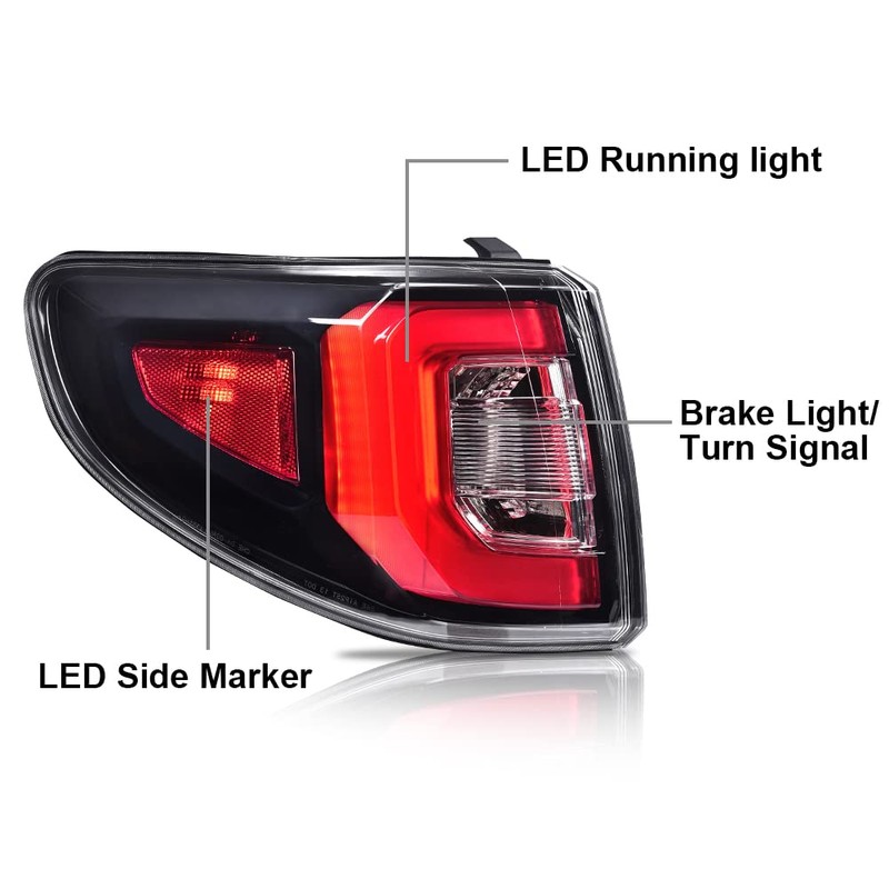 G-PLUS Tail Light Left and Right Outer Compatible with GMC