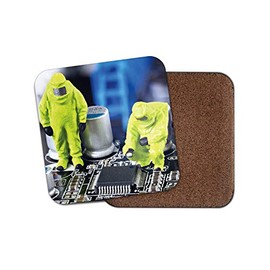 1 x IT Technicians Coaster - Repair Fix Motherboard Circuit Computer Funny Gamer Gaming #12740