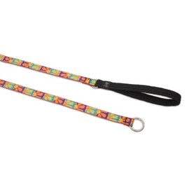 LupinePet Originals 3/4" Crazy Daisy 6-foot Slip Lead/Leash for Medium and Larger Dogs