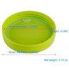 (4-PCs) Travel Bottle Caps Compatible with Como tomo Bottles, Storage