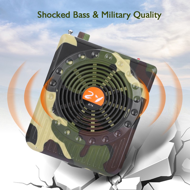 Camouflage Remote Control Outdoor Hunting Decoy Bird Caller Sound Speaker