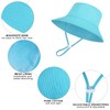 Cooraby Sombrero de sol para bebé, de ala ancha, ajustable,