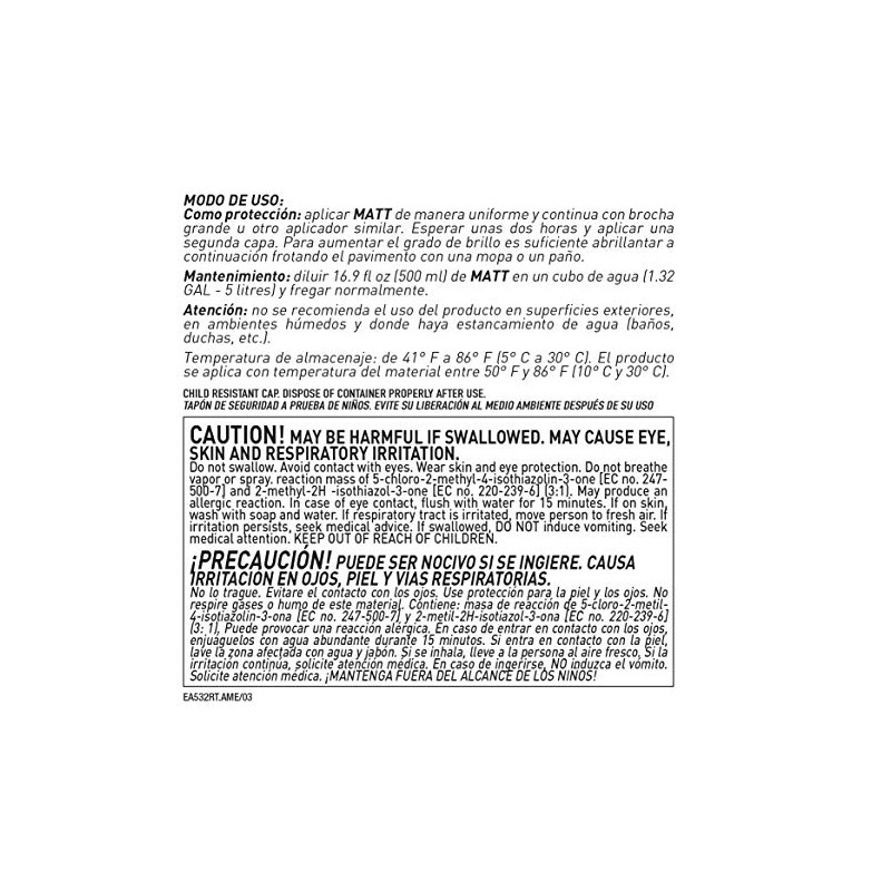 FILA Surface Care Solutions MATT Matte Liquid Wax, 1 L