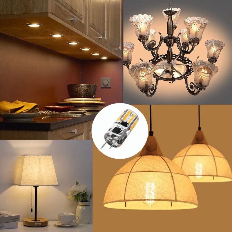 Dimmable G8 LED Bulb 2W Warm White 20W Halogen Bulbs