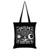 Grindstore Ouija Board Tote Bag Black
