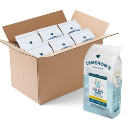 Cameron's Coffee Roasted Ground Coffee Bag, Vanilla Hazelnut Cold Brew Blend, 12 Ounce, Pack of 6