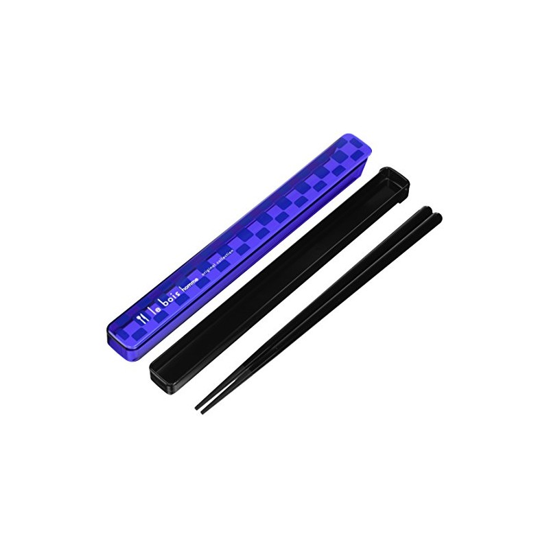 ruboa omu Chopsticks 箸箱 Set (Medium) Blue 812696
