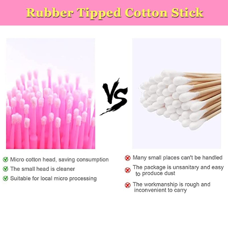 400Pcs Micro Applicators Brushes, Disposable Applicator Eyelash Brushes, Disposable Makeup