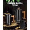 POLIVIAR French Press Coffee Maker, 21 oz Coffee Press with