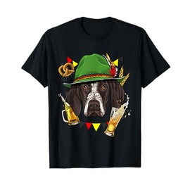 German Shorthaired Pointer Germany Oktoberfest Beer Fest Dog T-Shirt