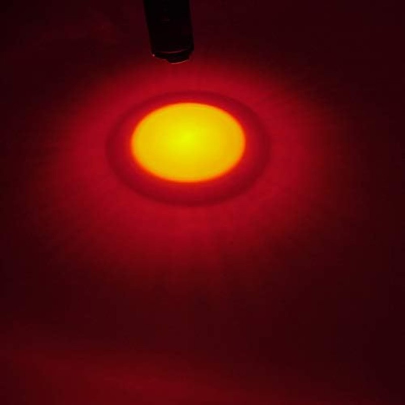 LIAISIMI 2 Pack Tactical Bright Powerful Red LED Torch Zoomable