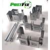 Postfix® Slotted Concrete Fence Post Brackets to Fit 4" x