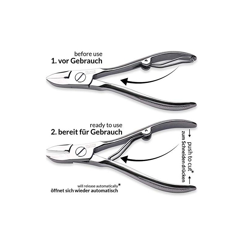 Manicure set made in Germany - 7 piece stainless steel