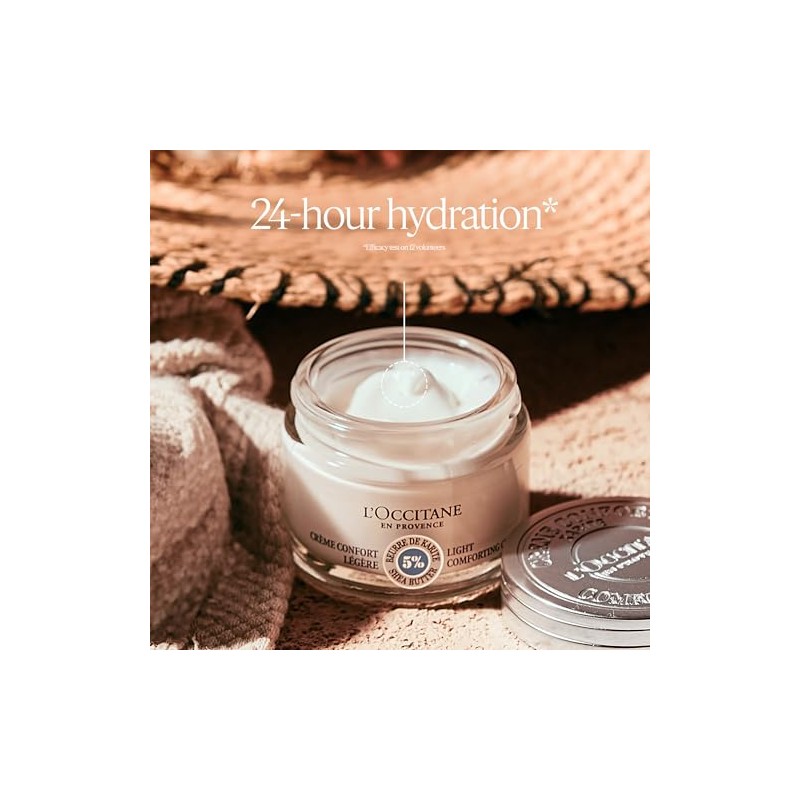 L'Occitane Shea Light Comforting Face Cream, 1.7 fl. oz.