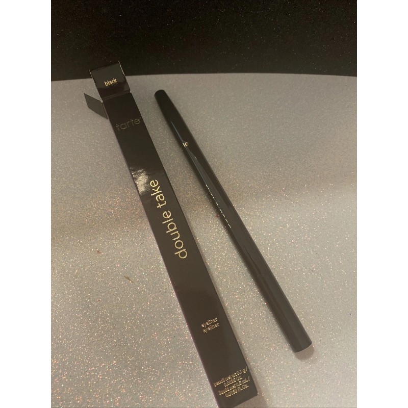 NEW TARTE Double Take BLACK Eyeliner Dual Ended (pencil &