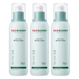Dr. G Red Blemish for Men Oil Cut Lotion All-in-One, 150ml, 3 pcs / 닥터지 레드 블레미쉬 포 맨 오일 컷 로션 올인원, 150ml, 3개