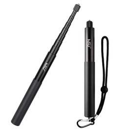HSU 59.1 inches (150 cm) Selfie Stick, Adjustable Length, Lightweight, 8 Levels of Telescope, Convenient to Carry, Birds-Eye Photography, Action Camera, Smartphone, GoPro Hero 12/11/10/9/8...Insta