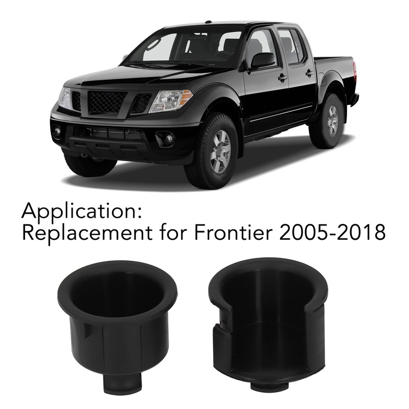 1 Pair Rear Tailgate Hinge Bushing Set 93479 ZP50A Black