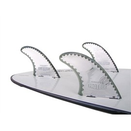 SurfCo - Pro Teck 4" Power Flex Fin Grom Thruster Set - Future (Set of 3 fins)