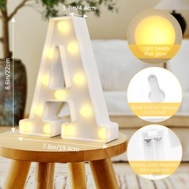 Marquee Light Up Letters A, Led Lights, Light Up Sign A, Room Decor, Bar Decor, Outdoor Christmas Decorations Indoor, Happy Birthday Decorations,Bar Sign,Party Lights,Letters for Wall Decor,Home Decor