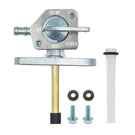 Fuel Valve Petcock for Honda XR50R XR70R XR80R XR100R CRF50 CRF50F CRF70F CRF80F CRF100F, Replace 16960-GEL-701/16950-GCF-671