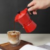 150ml Moka Pot Uniform Heat Distribution Aluminum Stovetop Moka Coffee