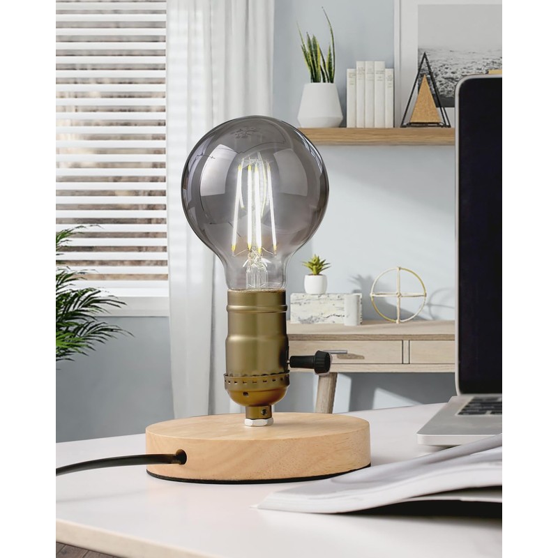 FLSNT 6 Pack G25 LED Globe Edison Bulbs, 5000K Daylight