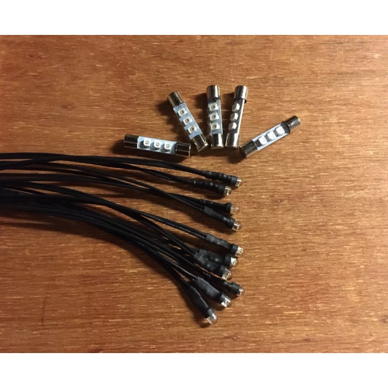 Sansui 8V-WARM WHITE LED LAMP KIT- STEREO RECEIVER 881 DIAL