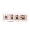 Bagged Cotton Swabs 100Pcs x 4, Large Capacity Wooden Stick for Hygienic Ear Cleaning Disposable 10ea