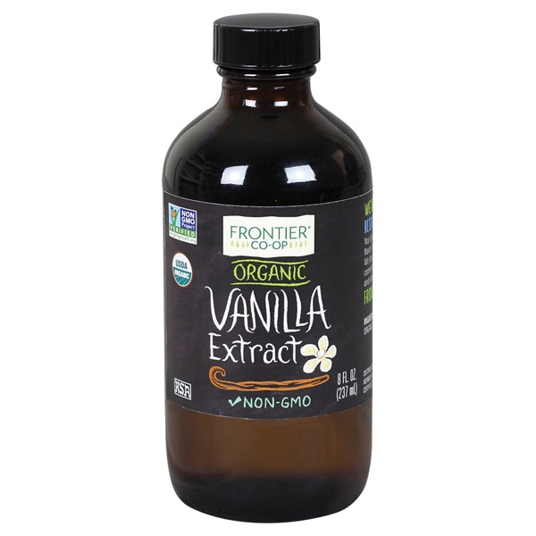 Frontier Organic Vanilla Extract, 8 Ounce