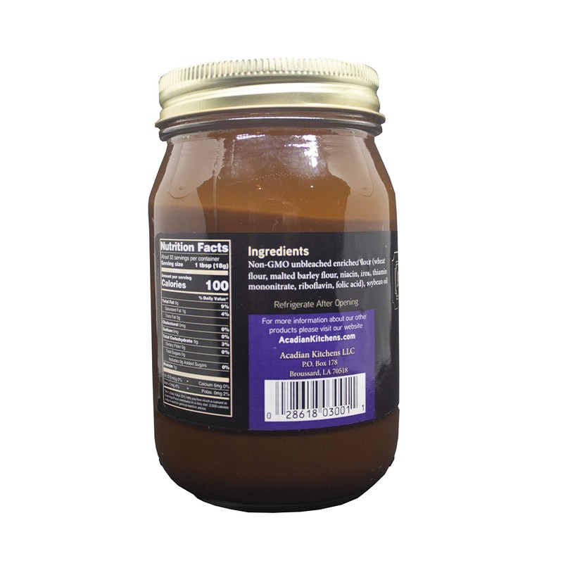 All Natural Premium Roux 16 oz Acadian Kitchens