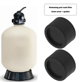 LT Easiyl 2-Piece Pool Sand Filter Drain Lid and Seal Set Replacement Part SX180HG Compatible with Hayward Pro Series Compatible with SwimPro