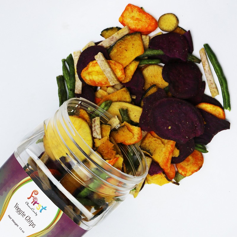 FirstChoiceCandy Veggie Chips (13 oz) in Reusable Food Container