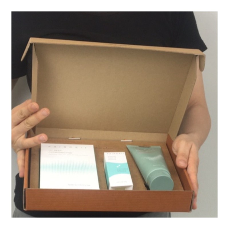 Thank you gift set for 3 types of basic cosmetics