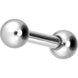 PIERCINGLINE Titanium Ear Piercing with Internal Thread Ball Piercing Ear Helix Tragus Lobe Choice of Colours and Sizes, Titanium