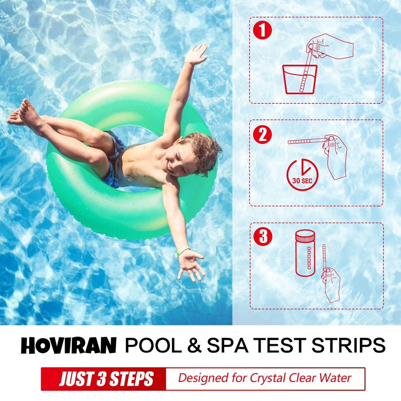 Hot Tub Test Strips, Spa Test Strips for Hot Tub-Accurate