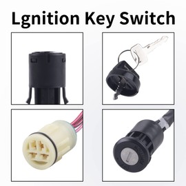 CNCMOTOK Ignition Key Switch fit for Honda ATV Foreman TRX420 TRX350 TRX400 TRX450 Foreman TRX350FM 4x4 2000-2006 Rancher 350 400 420 Waterproof