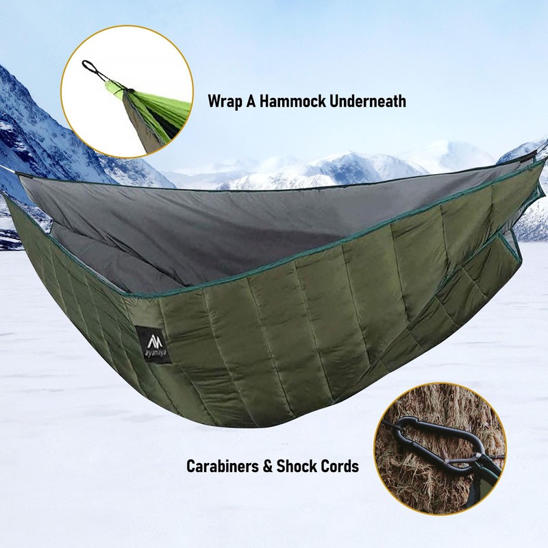 AYAMAYA Single & Double Hammock Underquilt Full Length Big Size