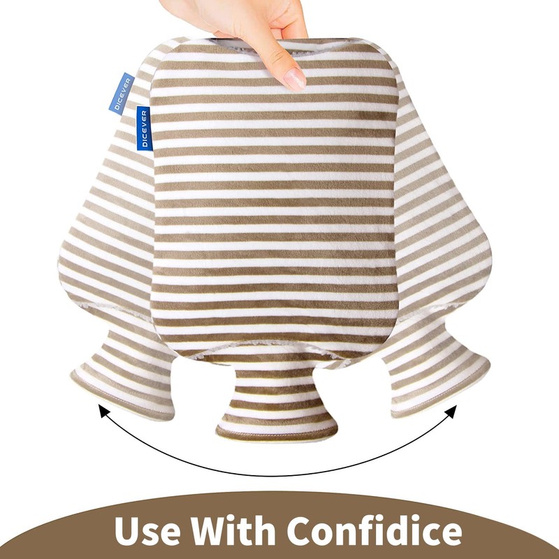DICEVER Hot Water Bottle, 2L Hot Water Bag with Cover,