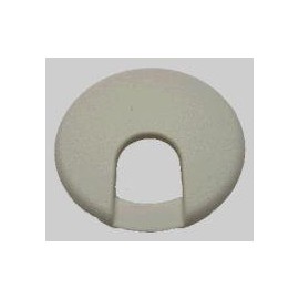 Round Wire Hole Cap S60 White Color