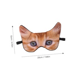 VICASKY Cute Cartoon Sleeping Eye Mask Funny Dog Design Soft Cloth Cover for Cozy Sleep for Travel Office Indoor Use Great Light Blocking Effect