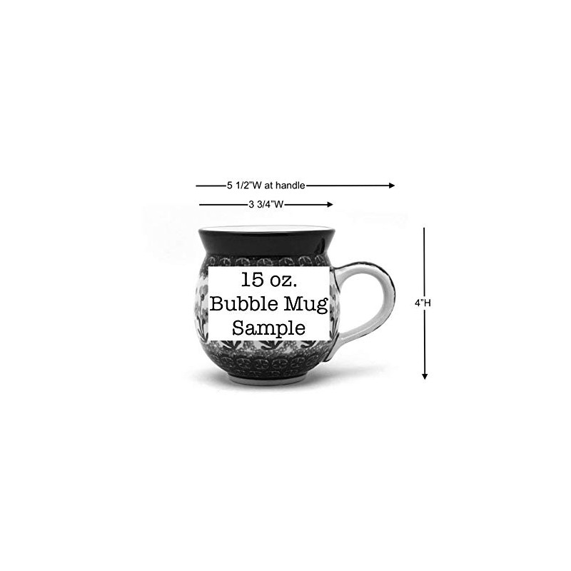 Polish Pottery Mug - 15 oz. Bubble - Unikat Signature