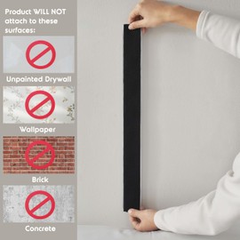 Upholstered King Headboard - Easy Assemble Channel Stitched Headboard King Size Bed - Wall Mounted Headboards with 3D Soundproof Wall Panels Peel & Stick Floating Headboards, Grey