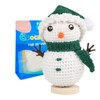 Vidillo Christmas Crochet Kit for Beginners Snowman Complete Beginner Crochet