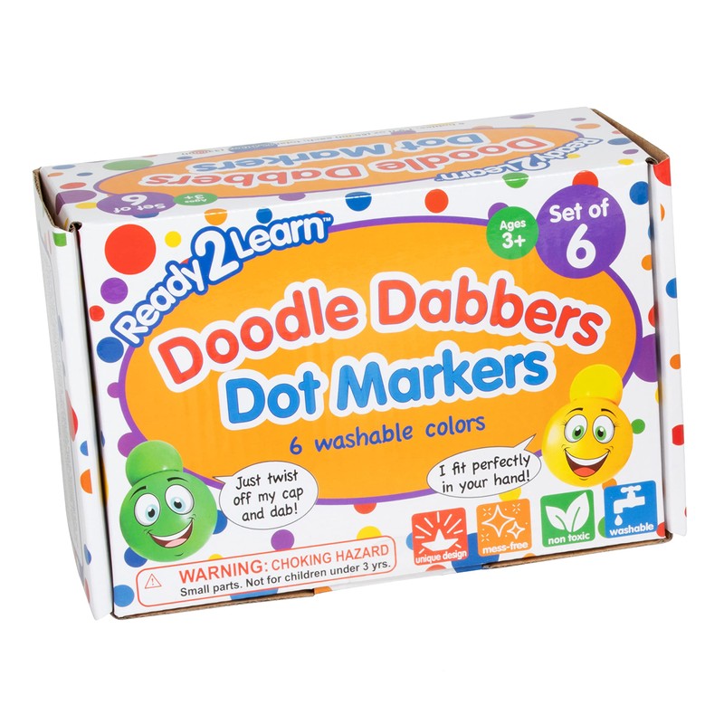 READY 2 LEARN Doodle Dabbers Dot Markers - Set of