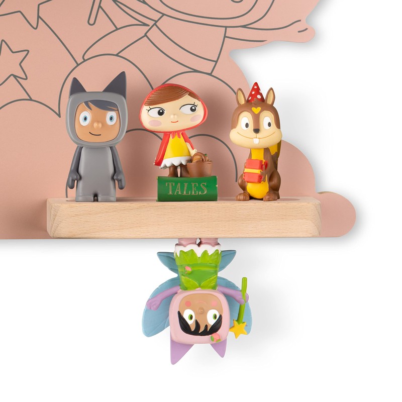 Tonies Magnetic Wall Shelf for Toniebox, Charging Station, and 20