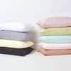 HOMESCAPES Dusky Pink Pure Egyptian Cotton V-Shape Pillowcase 330 TC