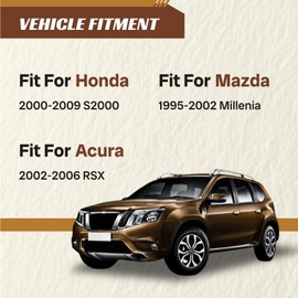 Chassora K80487 K80488 2PC Front Stabilizer Sway Bar End Link for Honda 2000 2001 2002 2003 2004 2005 2006 2007 2008 2009 S2000, for Mazda 1995 1996 1997 1998 1999-2002 Millenia, for Acura 02-06 RSX