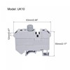 sourcing map DIN Rail Mount Fuse Holder Terminal Blocks Screw