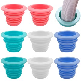 Sonku 8 mangueras de Drenaje Selladas con tapón de Silicona, tapón de Silicona, Adecuado para alcantarillas de Cocina y lavadoras, baños y Herramientas de Limpieza de Cocina